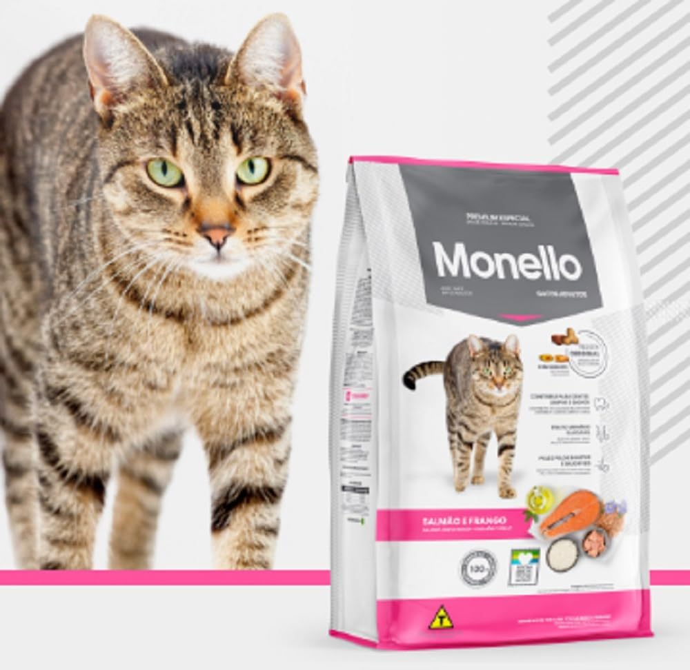 Monello Chicken And Salmon Cat Food - 15kg