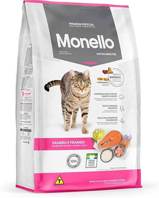 Monello Chicken And Salmon Cat Food - 15kg