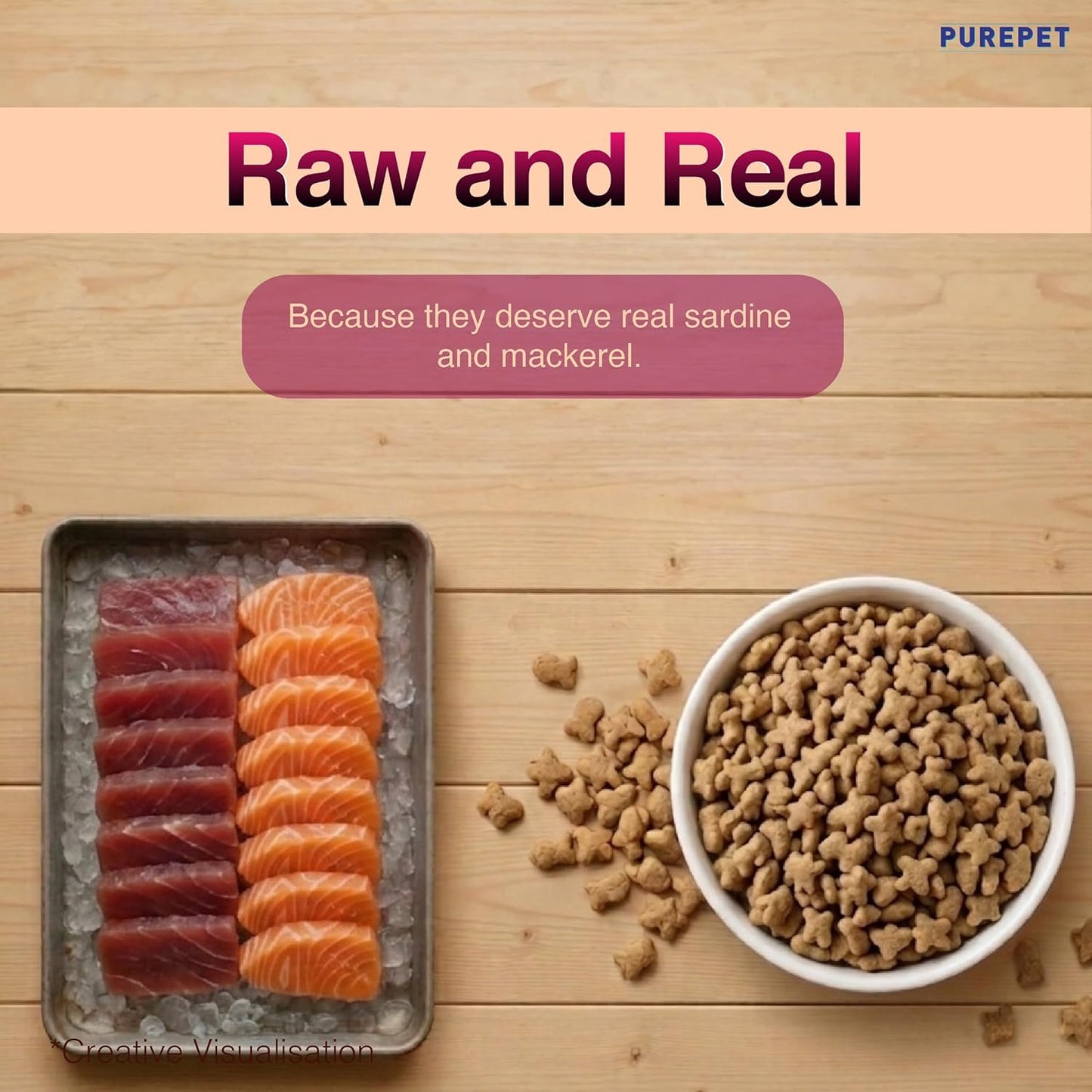 Purepet Adult Dry Cat Food, Tuna &amp; Salmon, 7 Kg